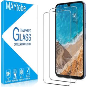 MAYtobe [2-Pack] Screen Protector Designed for Samsung Galaxy A15 5G Tempered Glass, Bubble Free, Anti Scratch, Easy to Install