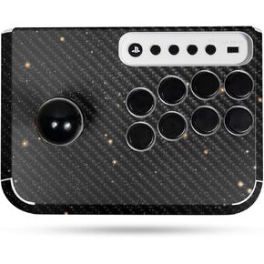 Carbon Fiber Gaming Skin Compatible with Hori Fighting Stick Mini (PS5, PS4, PC) - Deep Space - Premium 3M Vinyl Protective Wrap Decal Cover - Easy to Apply | Crafted in The USA by MightySkins