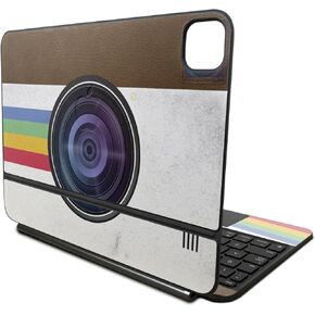Skin Compatible with Apple Magic Keyboard for iPad Pro 11‑inch (M4) 2024 - Vintage Polaroid - Premium 3M Vinyl Protective Wrap Decal Cover - Easy to Apply | Crafted in The USA by MightySkins