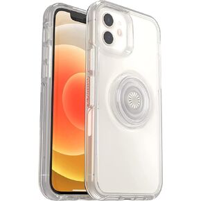 OtterBox + Pop Symmetry Series Case for iPhone 12 Mini (Not 12, Pro, Pro Max) Non-Retail Packaging - Clear