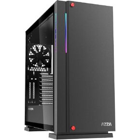 Azza CSAZ-7000B (Black) Zircon Full Tower PC CASE, Black