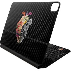 غلاف لامع لامع متوافق مع لوحة مفاتيح Apple Magic Keyboard لجهاز iPad Air 13 بوصة (M2) 2024 - Burning Up - غطاء لاصق واقٍ ملتف من الفينيل 3M ممتاز - سهل الاستخدام | صُنع في الولايات المتحدة الأمريكية بواسطة MightySkins in Kuwait