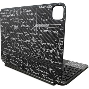 Carbon Fiber Skin Compatible with Apple Magic Keyboard for iPad Pro 11‑inch (M4) 2024 - Mathematical - Premium 3M Vinyl Protective Wrap Decal Cover - Easy to Apply | Crafted in The USA by MightySkins