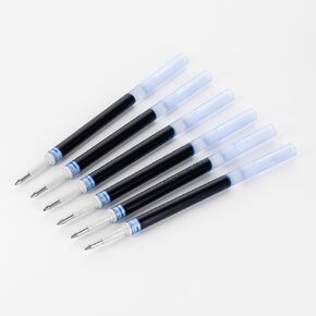 Pentel Refill Ink - for EnerGel Gel Pen, 0.7mm Metal Tip, Medium, Black Ink, Pack of 6 refills