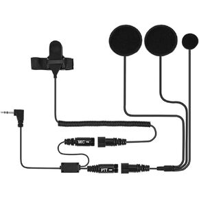 2.5mm PTT Microphone Motorcycle Helmet Headset for Motorola Two Way Radio T5428 T6200C T5720