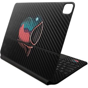 Carbon Fiber Skin Compatible with Apple Magic Keyboard for iPad Air 13-inch (M2) 2024 - Space Adventure - Premium 3M Vinyl Protective Decal Cover - Easy to Apply | Crafted in The USA by MightySkins