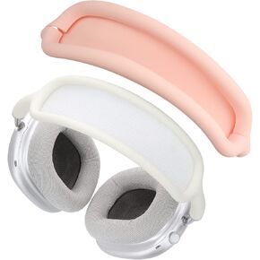 غطاء عصابة رأس kwmobile متوافق مع Apple Airpods Max - غطاء حماية لسماعات الرأس من السيليكون - أسود