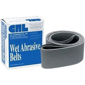 CRL 4" x 106" 220 Grit Wet-Dry Abrasive Belts - 5 pack