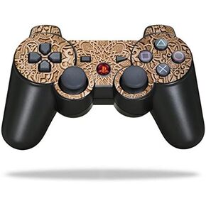 MightySkins Skin Compatible with Sony Playstation 3 PS3 Controller wrap Sticker Skins Carved