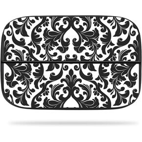 MightySkins Skin Compatible with Elgato Game Capture hd60s - Black Damask | Protective, Durable, and Unique Vinyl Decal wrap Cover | Easy to Apply, Remove, and Change Styles | Made in The USA