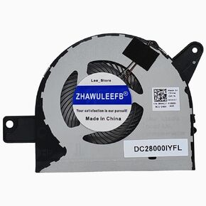Replacement New CPU Cooling Fan for Dell Latitude 5580 5590 Series Laptop FJ6M 09VK27 DC28000IYFL 09VK27 DFS501105Q0T DC5V 0.5A（Suitable for Integrated Graphics Card）