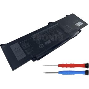 بطارية TBONTB DR02P متوافقة مع Dell Latitude 3340 3440 3540 3480 3580 5340 5440 5540 2X1V9 R73TC GTG7N GRWKG Series [11.4V 54Wh 4737mAh]