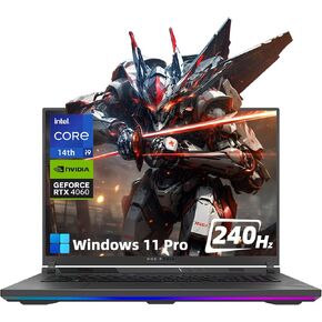 ASUS ROG Strix G18 2024-18" 2.5K 240Hz Gaming Laptop, Intel 24-Core i9-14900HX, NVIDIA GeForce RTX 4060, 64GB DDR5, 2TB SSD, RGB Backlit Keyboard, WiFi6E, Windows 11 Pro & Lifetime Microsoft Office