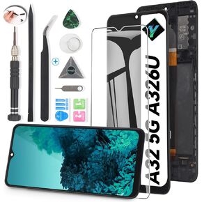 YWLRONG for Samsung Galaxy A32 5G A326U Screen Replacement LCD Display for Samsung Galaxy A32 5G A326U LCD Touch Screen Assembly Replacement with Kit