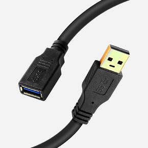 Meokse USB Extension Cable 25FT, USB Extender USB 3.0 Extension Cable Compatible with Webcam, Camera, Phone, USB hub, Mouse, Keyboard, Printer, Hard Drive, VR, 8M