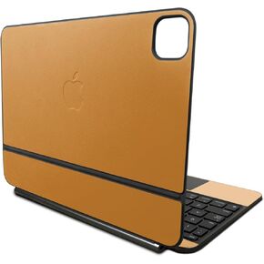Skin Compatible with Apple Magic Keyboard for iPad Pro 11‑inch (M4) 2024 - Solid Orange - Premium 3M Vinyl Protective Wrap Decal Cover - Easy to Apply | Crafted in The USA by MightySkins