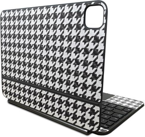 غلاف متوافق مع لوحة مفاتيح Apple Magic لجهاز iPad Pro مقاس 11 بوصة (M4) 2024 - حمار وحشي أسود - غطاء لاصق واقٍ من الفينيل 3M ممتاز - سهل الاستخدام | صُنع في الولايات المتحدة الأمريكية بواسطة MightySkins in Saudi Arabia