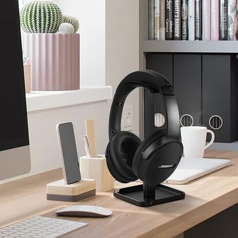 حافظة AIRSPO لجهاز Bose QuietComfort 45 Bose qc 45 غطاء سيليكون واقي ناعم، أسود in Saudi Arabia