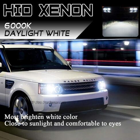 55W H7 Heavy Duty HID Xenon Replacement Bulbs 12V 24V Headlight Fog-light (Pack of 2 bulbs) (6000K Daylight White) in Saudi Arabia