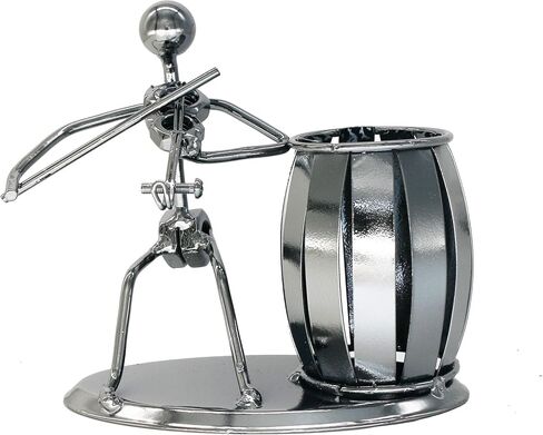 Metal Pencil Holder, Office Supply Pen Organizer Desktop Decoration Stand Container (Guitar) in Saudi Arabia