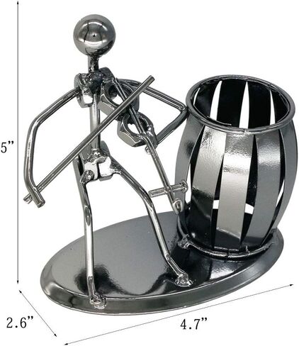 Metal Pencil Holder, Office Supply Pen Organizer Desktop Decoration Stand Container (Guitar) in Saudi Arabia