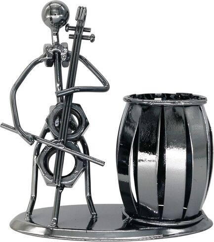 Metal Pencil Holder, Office Supply Pen Organizer Desktop Decoration Stand Container (Guitar) in Saudi Arabia