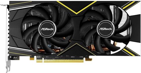 بطاقة رسومات ASRock AMD Radeon RX 5500 XT Challenger D 4GB OC GDDR6، 3 x DisplayPort، 1 x HDMI، 4GB 128-bit GDDR6، تقنية AMD Eyefinity، بنية RDNA، RX5500XT CLD 4GO in Saudi Arabia