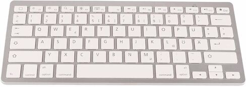 لوحة مفاتيح، 78 مفتاحًا لوحة مفاتيح ذات تخطيط ألماني، لوحة مفاتيح ذكية رفيعة للغاية، لوحة مفاتيح ألمانية صامتة محمولة، تخطيط QWERTZ، لنظام iOS، لنظام Android، لنظام Windows in Kuwait