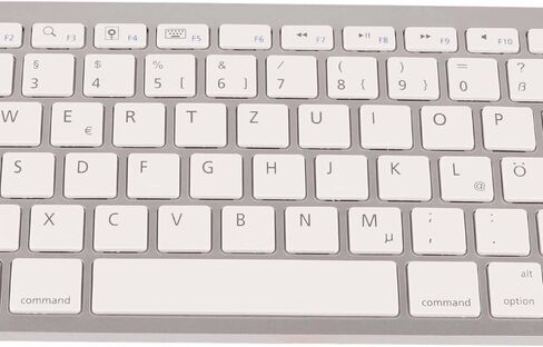 لوحة مفاتيح، 78 مفتاحًا لوحة مفاتيح ذات تخطيط ألماني، لوحة مفاتيح ذكية رفيعة للغاية، لوحة مفاتيح ألمانية صامتة محمولة، تخطيط QWERTZ، لنظام iOS، لنظام Android، لنظام Windows in Kuwait