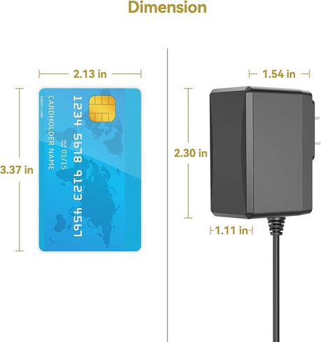 شاحن طاقة محول تيار متردد تيار متردد 6FT مدرج في قائمة UL لأداة دوارة لاسلكية شديدة القوة AQ85000G 8 فولت in Kuwait