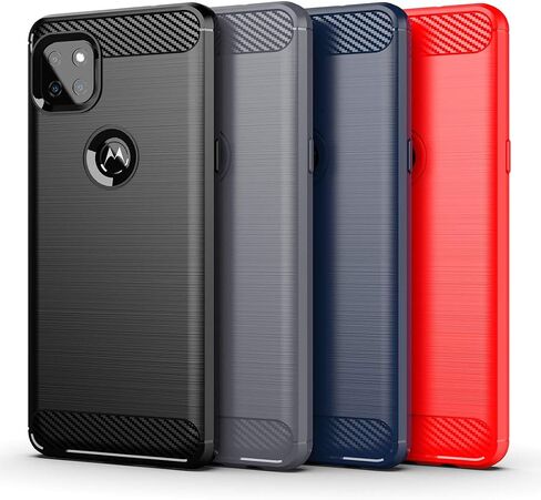 جراب Osophter لهاتف Moto One 5G Ace ممتص للصدمات من مطاط TPU المرن غطاء حماية للهاتف الخلوي لهاتف Motorola Moto One 5G UW Ace (أزرق داكن) in Kuwait