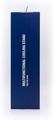 حامل تبريد نحيف Mcbazel PS5 مع محطة شحن وحدة تحكم لجهاز PlayStation 5 Slim فقط، مروحة تبريد 3 مستويات، 12 فتحة ألعاب، 2 محور USB - أسود in Kuwait