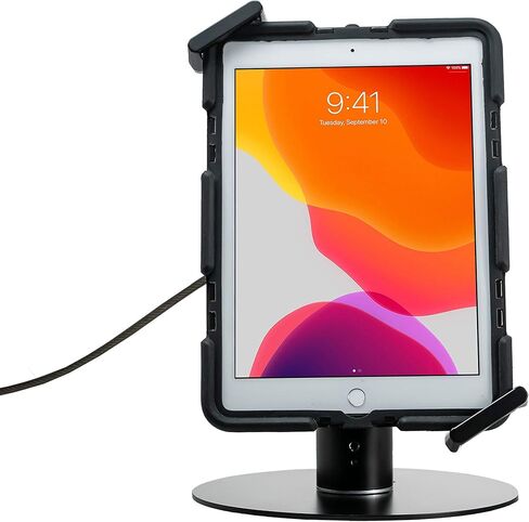 حامل POS للمكتب العالمي الآمن - حامل كشك قابل للقفل لنقاط البيع العالمية CTA لأجهزة iPad 10.9 بوصة الجيل العاشر - iPad 7/8/9 Gen - iPad Air 3/4 - iPad Mini 6 - Galaxy Tab والأجهزة اللوحية 7.9-12.5 بوصة - أبيض - (PAD) -USGTW) in Kuwait