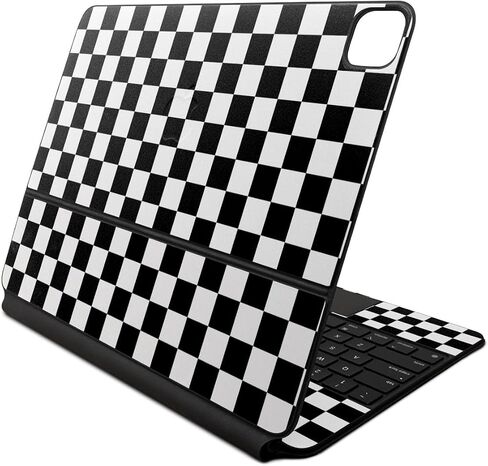غلاف لامع لامع متوافق مع لوحة مفاتيح Apple Magic Keyboard لجهاز iPad Air 13 بوصة (M2) 2024 - برتقالي مموه - غطاء لاصق واقٍ من الفينيل 3M ممتاز - سهل الاستخدام | صُنع في الولايات المتحدة الأمريكية بواسطة MightySkins in Kuwait
