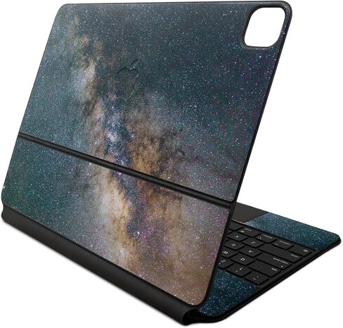 غلاف لامع لامع متوافق مع لوحة مفاتيح Apple Magic Keyboard لجهاز iPad Air 13 بوصة (M2) 2024 - برتقالي مموه - غطاء لاصق واقٍ من الفينيل 3M ممتاز - سهل الاستخدام | صُنع في الولايات المتحدة الأمريكية بواسطة MightySkins in Kuwait