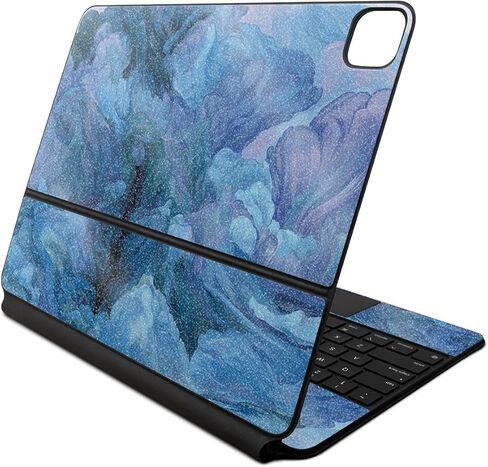 غلاف لامع لامع متوافق مع لوحة مفاتيح Apple Magic Keyboard لجهاز iPad Air 13 بوصة (M2) 2024 - برتقالي مموه - غطاء لاصق واقٍ من الفينيل 3M ممتاز - سهل الاستخدام | صُنع في الولايات المتحدة الأمريكية بواسطة MightySkins in Kuwait