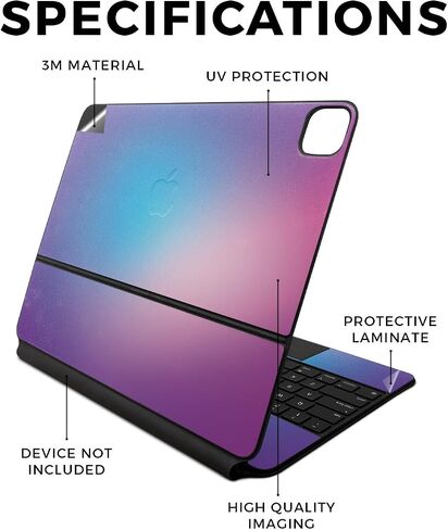 Skin Compatible with Apple Magic Keyboard for iPad Air 13-inch (M2) 2024 - Royal Haze - Premium 3M Vinyl Protective Wrap Decal Cover - Easy to Apply | Crafted in The USA by MightySkins in Saudi Arabia