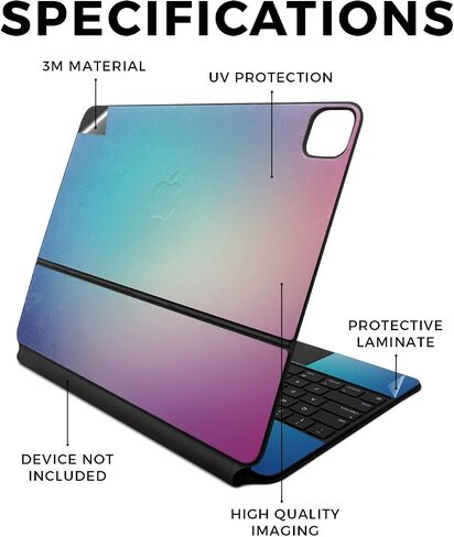 Skin Compatible with Apple Magic Keyboard for iPad Air 13-inch (M2) 2024 - Royal Haze - Premium 3M Vinyl Protective Wrap Decal Cover - Easy to Apply | Crafted in The USA by MightySkins in Saudi Arabia
