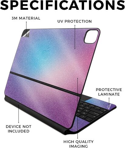 Skin Compatible with Apple Magic Keyboard for iPad Air 13-inch (M2) 2024 - Royal Haze - Premium 3M Vinyl Protective Wrap Decal Cover - Easy to Apply | Crafted in The USA by MightySkins in Saudi Arabia