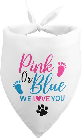 Baby Announcement Props Baby Security Dog Bandana Baby Announcement Gender Reveal White Dog Bandana Photo Prop Pet Accessories for Dog Lovers Owner Gift in Saudi Arabia