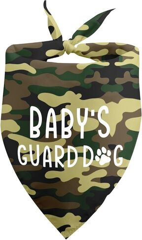 Baby Announcement Props Baby Security Dog Bandana Baby Announcement Gender Reveal White Dog Bandana Photo Prop Pet Accessories for Dog Lovers Owner Gift in Saudi Arabia
