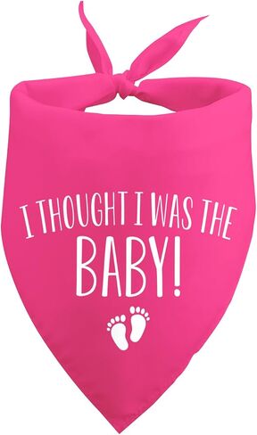 Baby Announcement Props Baby Security Dog Bandana Baby Announcement Gender Reveal White Dog Bandana Photo Prop Pet Accessories for Dog Lovers Owner Gift in Saudi Arabia