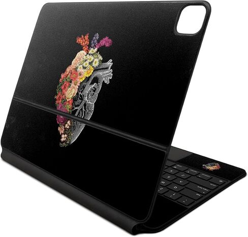 غلاف لامع لامع متوافق مع لوحة مفاتيح Apple Magic Keyboard لجهاز iPad Air 13 بوصة (M2) 2024 - Burning Up - غطاء لاصق واقٍ ملتف من الفينيل 3M ممتاز - سهل الاستخدام | صُنع في الولايات المتحدة الأمريكية بواسطة MightySkins in Kuwait