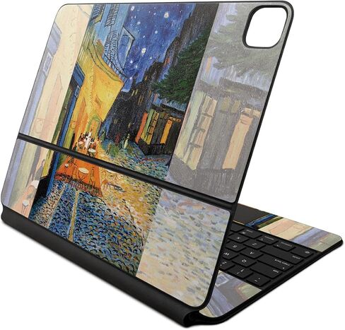 غلاف لامع لامع متوافق مع لوحة مفاتيح Apple Magic Keyboard لجهاز iPad Air 13 بوصة (M2) 2024 - Burning Up - غطاء لاصق واقٍ ملتف من الفينيل 3M ممتاز - سهل الاستخدام | صُنع في الولايات المتحدة الأمريكية بواسطة MightySkins in Kuwait
