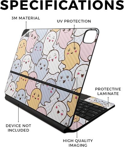 Skin Compatible with Apple Magic Keyboard for iPad Air 13-inch (M2) 2024 - Sticker Bomb - Premium 3M Vinyl Protective Wrap Decal Cover - Easy to Apply | Crafted in The USA by MightySkins in Saudi Arabia