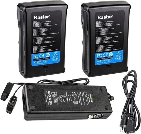 Kastar Dual D-Tap Charger with 4-pin XLR DC Compatible with LED Light: Aputure Light Storm LS C120t LED Light Aputure 120D Aputure 120D II Aputure 120T Aputure 300D Aputure 300D II Aputure 300X in Kuwait