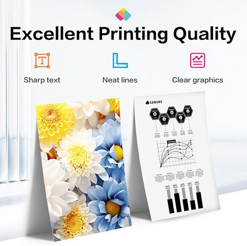 استبدال خرطوشة الحبر المعاد تصنيعها لطابعة HP Ink 63 63XL HP63XL لـ HP Officejet 3830 4650 5255 5258 5200 4652 4655 Envy 4520 4512 DeskJet 2130 2132 (2 أسود، 1 ثلاثي الألوان) in Kuwait