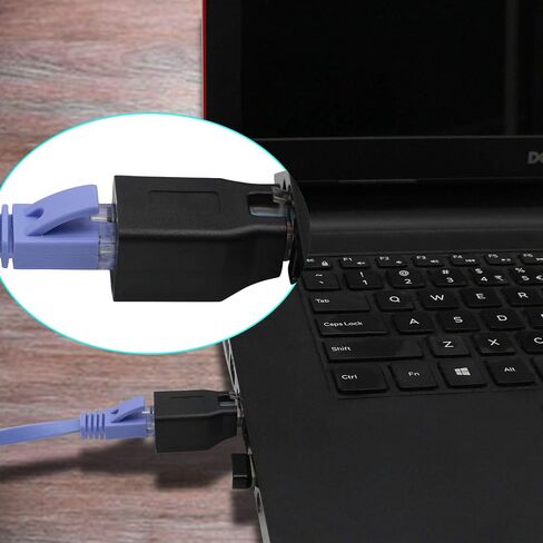 موصل تمديد شبكة RJ45، محول موسع شبكة RJ45 ذكر إلى أنثى Cat 5 LAN Ethernet، YOUCHENG لأجهزة الكمبيوتر والمفاتيح وأجهزة التوجيه (عبوة من قطعتين) in Saudi Arabia