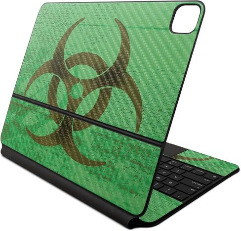 Carbon Fiber Skin Compatible with Apple Magic Keyboard for iPad Air 13-inch (M2) 2024 - Vintage Polaroid - Premium 3M Vinyl Protective Decal Cover - Easy to Apply | Crafted in The USA by MightySkins in Saudi Arabia