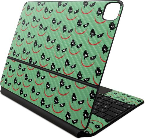 Carbon Fiber Skin Compatible with Apple Magic Keyboard for iPad Air 13-inch (M2) 2024 - Vintage Polaroid - Premium 3M Vinyl Protective Decal Cover - Easy to Apply | Crafted in The USA by MightySkins in Saudi Arabia